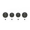 Pitt Cooking 4-Pitts Gas Hob Professional Brass