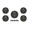 Pitt Cooking 5-Pitts Gas Hob Professional Brass