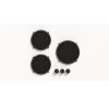 Pitt Cooking 3-Pitts Induction Hob Black Finish