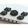 Pitt Cooking 5-Pitts Gas Hob Professional Brass