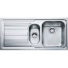 Franke LLX 651 Logica Line Top Mounted 1.5 Bowl 1 Drain Sink