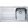 Franke LLX 611 Logica Top Mounted 1 Bowl 1 Drain Sink