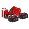 Milwaukee - M18™ HIGH OUTPUT™ NRG PACK - M18HNRG-802 Battery & Charger