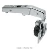 Blum - Clip Top Blumotion Blind Corner Hinge 95° Nickel Plated + Cruciform Mounting Plate