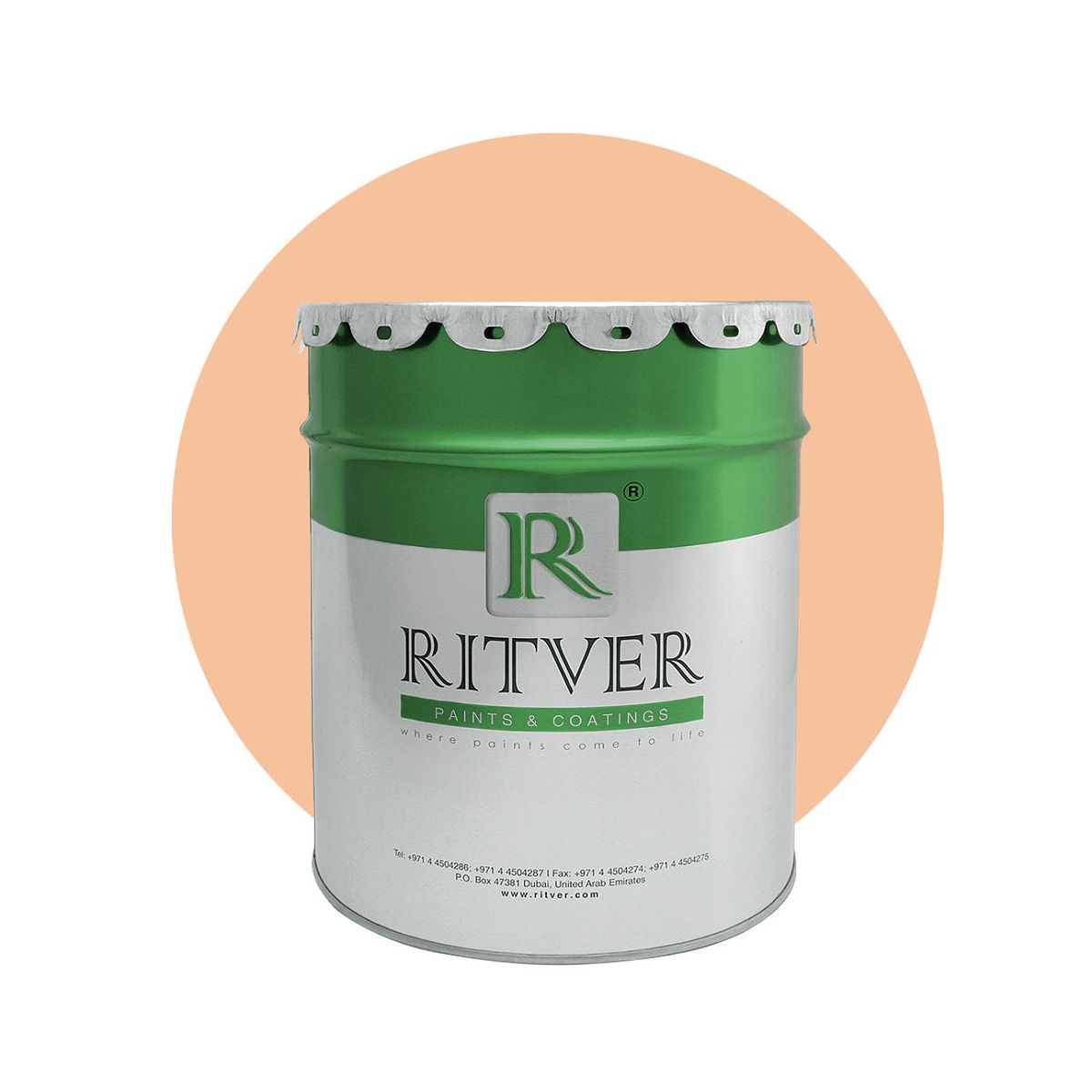 Ritver - Water Based Emulsion Wall Paint 18L - Favorite Beige Color