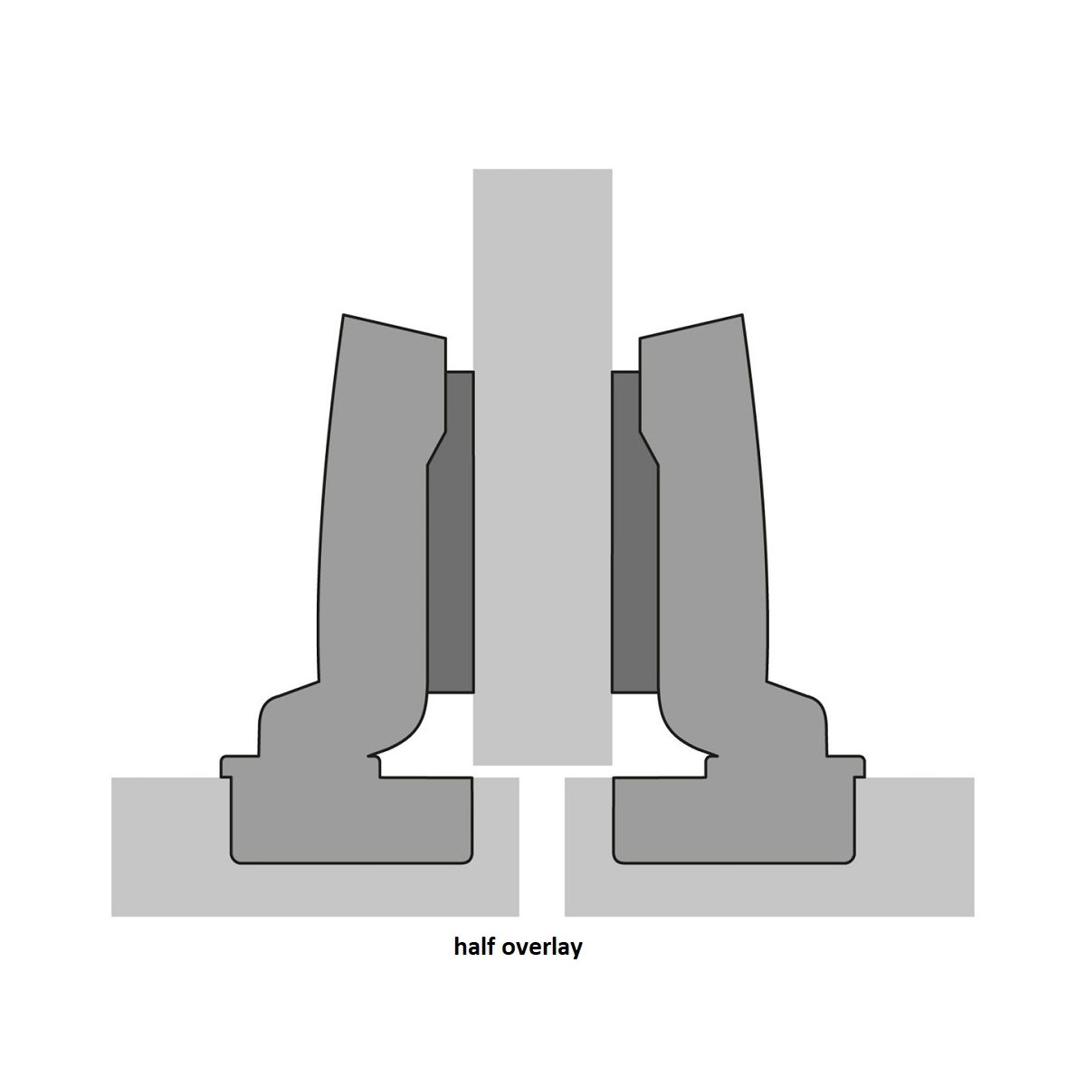 Hettich - Sensys 110° Hinge - Integrated Silent System + Cross Mounting ...