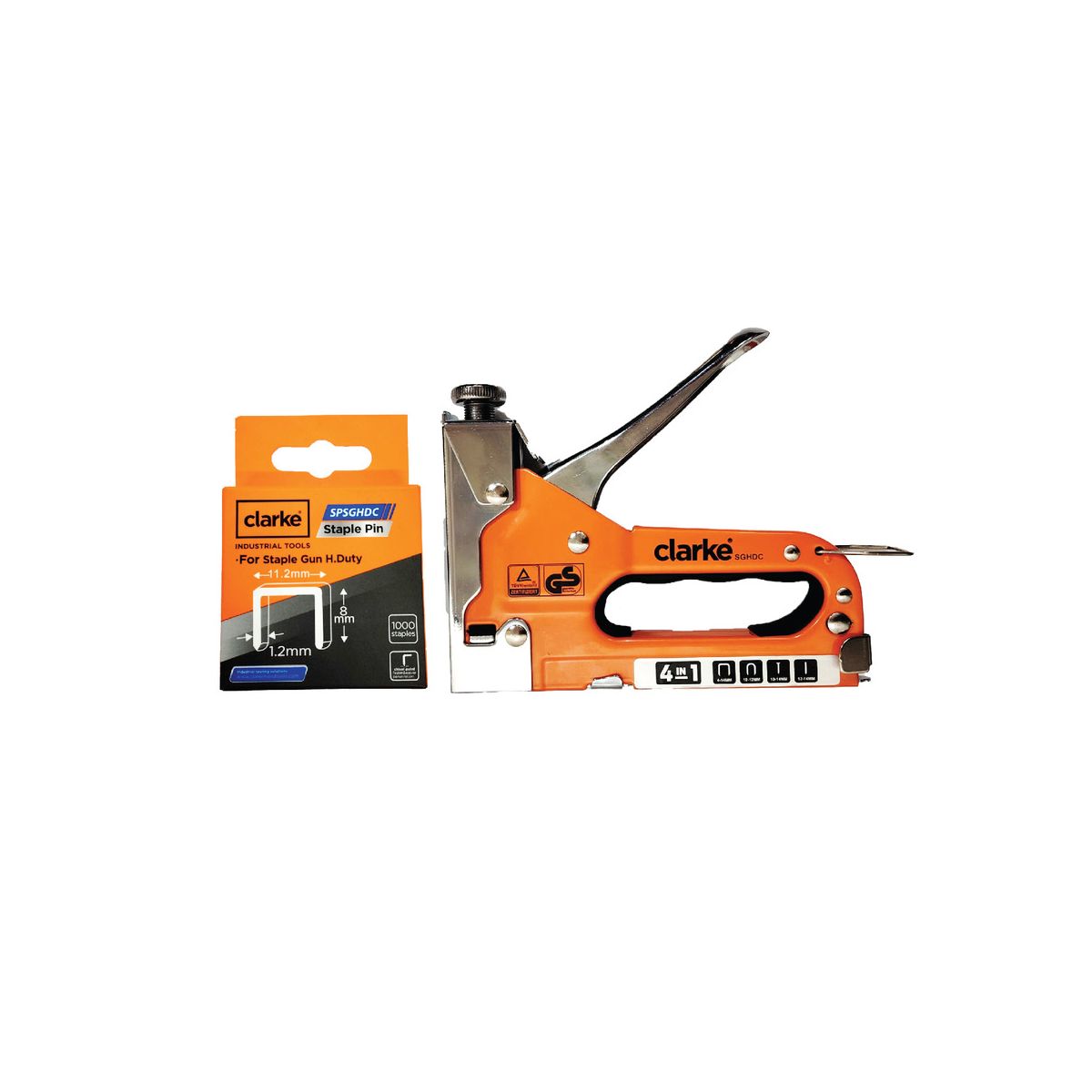 Clarke - Staple Gun & Pin Heavy Duty