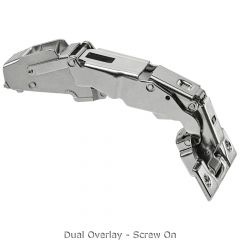 Blum - CLIP Top BLUMOTION Wide Angle Hinge 155° Dual Application + Cruciform Mounting Plate