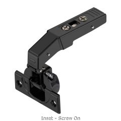 Blum - Clip Top Blumotion Blind Corner Hinge 95° - Inset Application + Cam Mounting Plate Cruciform