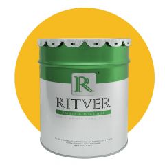 Ritver - Water Based Emulsion Wall Paint 18L - Autumn Yellow Color