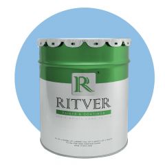 Ritver - Water Based Emulsion Wall Paint 18L - Crazy Blue Color