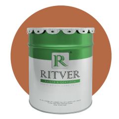 Ritver - Water Based Emulsion Wall Paint 18L - Dirty Orange Color
