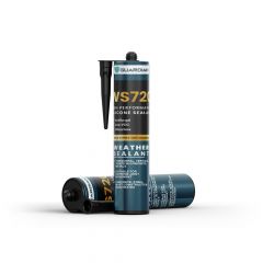 Guardian - WS720 Weather Proofing Silicone Sealant - Permanent & Flexible - Grey 300ml Tube