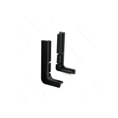 Hettich - Aluminium Gola L Profile End Cap - Pair (Left & Right)