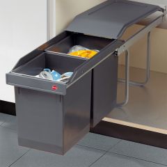 Hailo - Pull-Out Waste Bin 300mm 15x2 liter