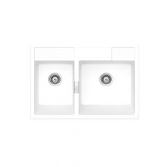 Schock Double Bowl Sink 456 x 465 x 220 mm