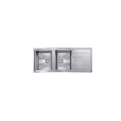 CM Vesta Double Bowl Sink 116 x 50 cm