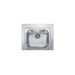CM CINZIA Single Bowl Sink Satin F3 Finish 58 x 50 cm