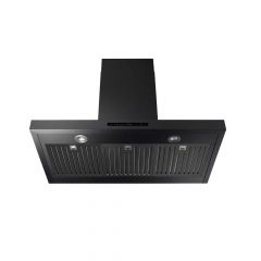 CM SHARK Wall Mount Hood Black Stainless Steel Touch Control With Remote 90cm