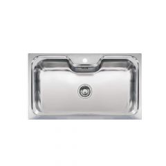 Elite Topmount Single Bowl Sink 80 x 50 cm Bowl Depth 220mm