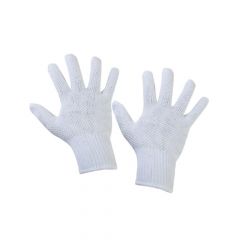Uken - Safety Gloves White with PVC Dot
