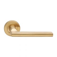 EuroArt Lever on Rose Handle with Escutcheon