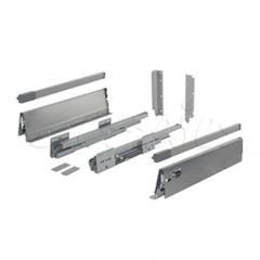Bergo - Steel Modular Drawer System Soft-Close Full Extension- With Rail Extension