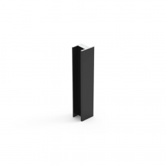 Bergo - PVC Linear Junction - Black Melamine