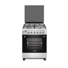 Baeckerhaft - 60cm Free Standing Cooker with Digital Functions + 1 Wok - Turbo Fan