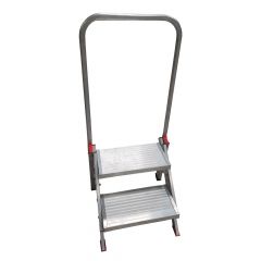 Penguin - Compact Stool Ladder Step - Non-Slip Ribbed Steps