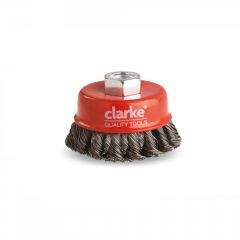 Clarke - Cup Wire Brush Twisted with 1.2mm Thickness & 0.5mm Wire Dia