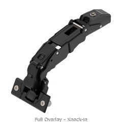 Blum CLIP Top Blumotion Wide Angle Hinge 155° Overlay + Cruciform Mounting Plate