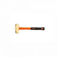 Clarke - Brass Sledge Hammer with Orange/ Black Color Fibreglass Non Slip Grip Handle