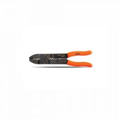 Clarke - Crimping Plier 9 inch 10 to 22 AWG with Comfortable Grip & Oil Resistant Dipped Orange Color Handle