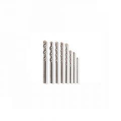 Clarke - Masonry Drill Bit 3-12mm, Set of 8pcs - Chrome Finish