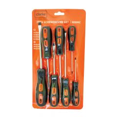 Clarke - Screwdriver Set 7pcs Fibre Handle