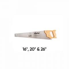 Clarke - Wood Hand Saw Hardwood Handle with Comfort and Control