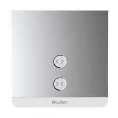 Wulian Metallic Curtain Switch Body with Metallic Curtain Switch Cover
