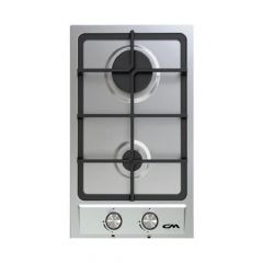CM QUADRA 30G Gas Hob Stainless Steel 30cm