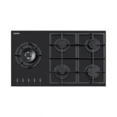 CM Diamond 90 Gas On Glass Hob 90cm