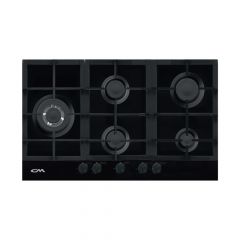 CM Moon Nero 90 Gas On Glass Hob