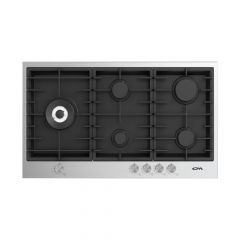 CM Twin 90 5B Inox Gas Hob 90 cm