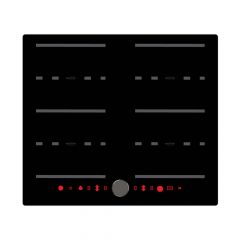 CM CHARM 60 Black Induction Hob Frameless Plane Overheating Temperature 60 cm
