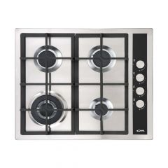CM Delux 60 Stainless Steel Gas Hob 60cm