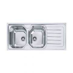 Elite Jupiter Topmount Sink Matte Stainless Steel