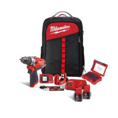Milwaukee M12 Portable Productivity - Plumbing Tradesman Kit