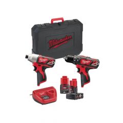 Milwaukee M12 Powerpack M12BPP2B-421C 5 Pcs