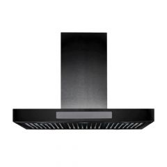 CM SHARK Wall Mount Hood Black Stainless Steel Touch Control With Remote 90cm