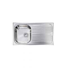 CM ATLANTIC Single Bowl Sink Satin F3 Finish 86 x 50 x 17 cm