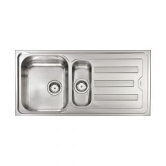 CM Cristal One And One-Half Bowl Sink Satin F3 Finish 100 X 50 cm